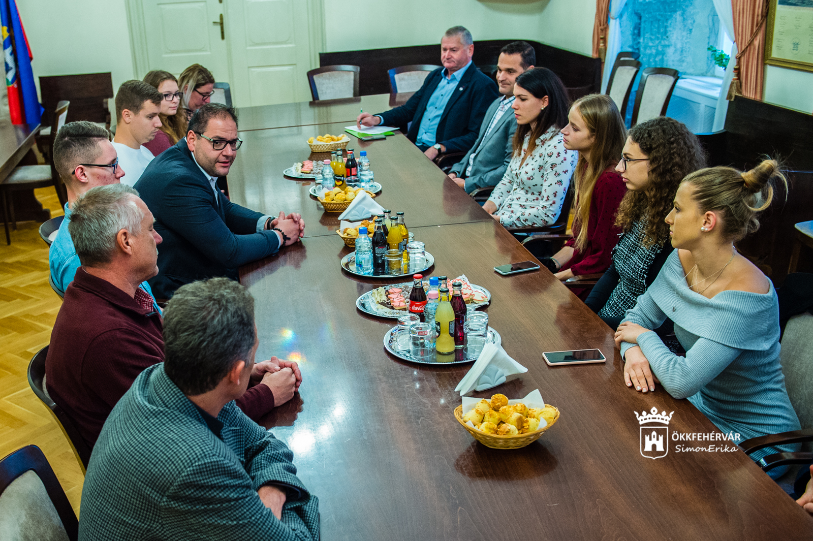 Az ARAK versenyzőinek és edzőinek fogadása a Városházán