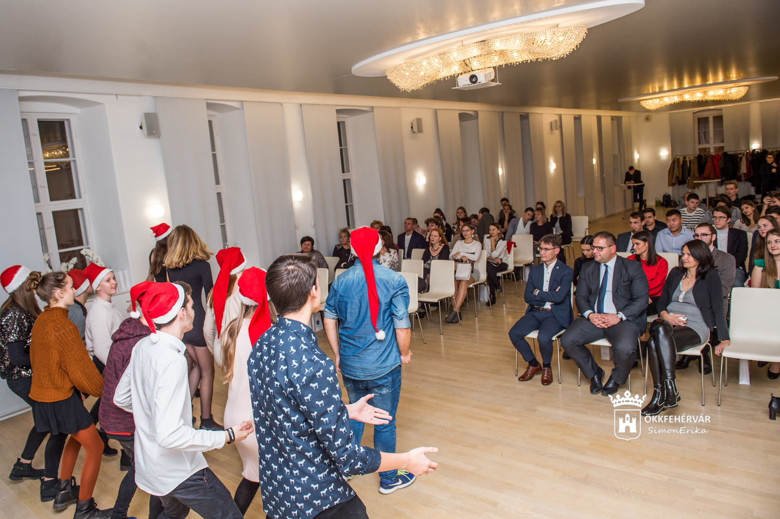 A Székesfehérvári Diáktanács karácsonyi estje a Hiemer-házban