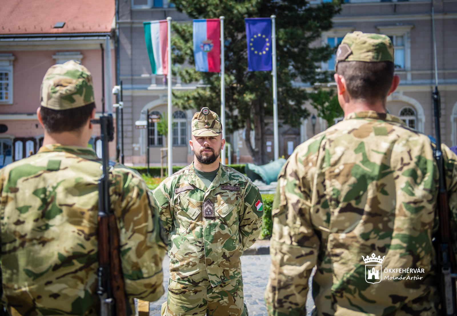 Európa napi koszorúzás 2020. május 8-án