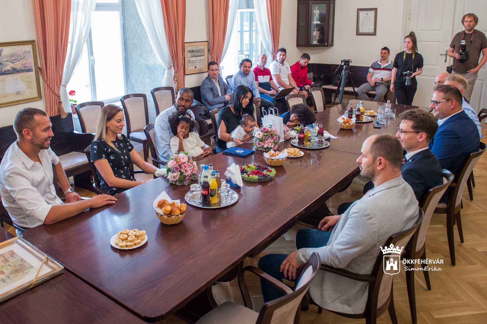 Juhász Roland és Vinícius Paulo búcsúztatása a Városházán