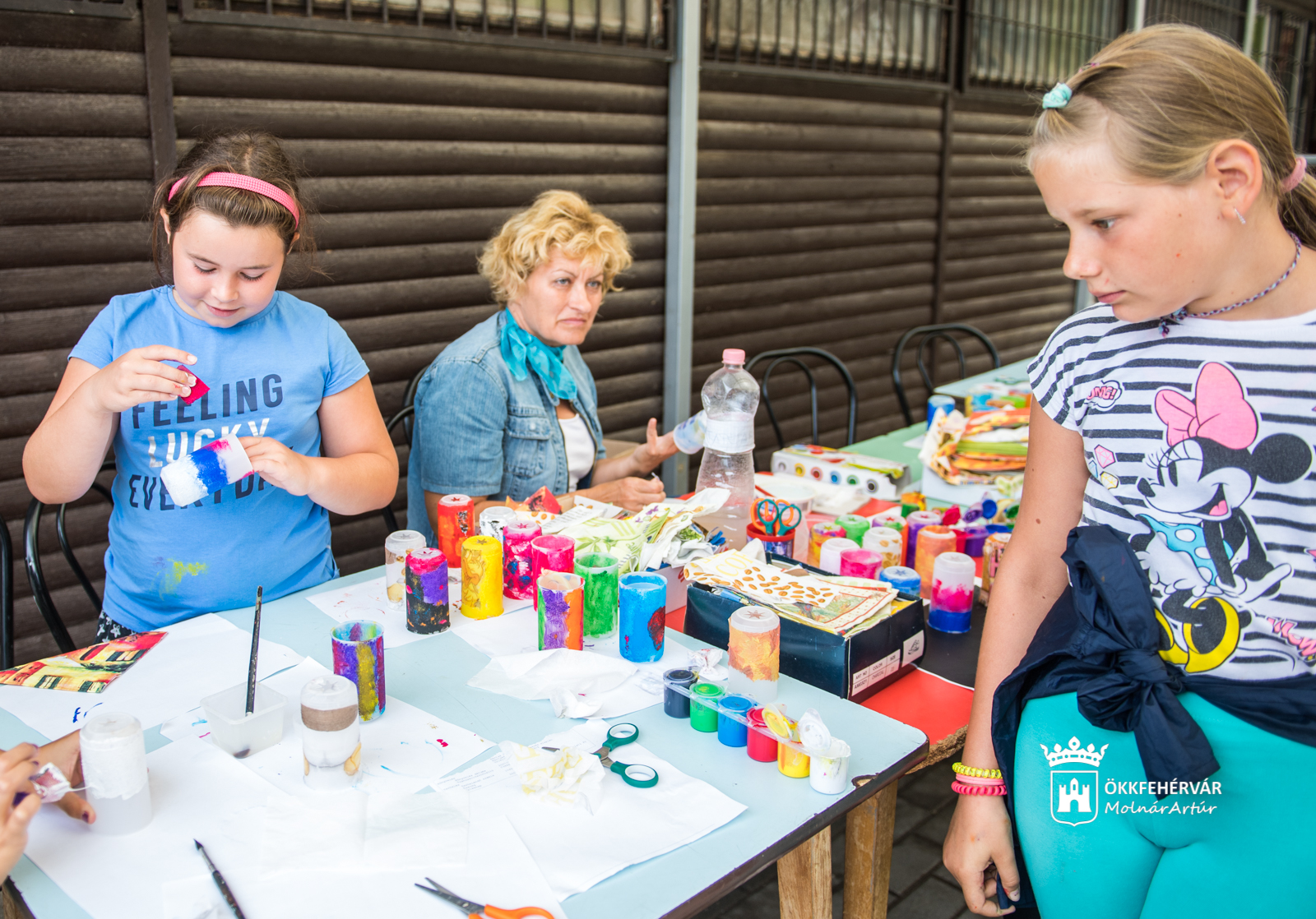 Kiállítással zárult a Napraforgó Városi Napközis Tábor