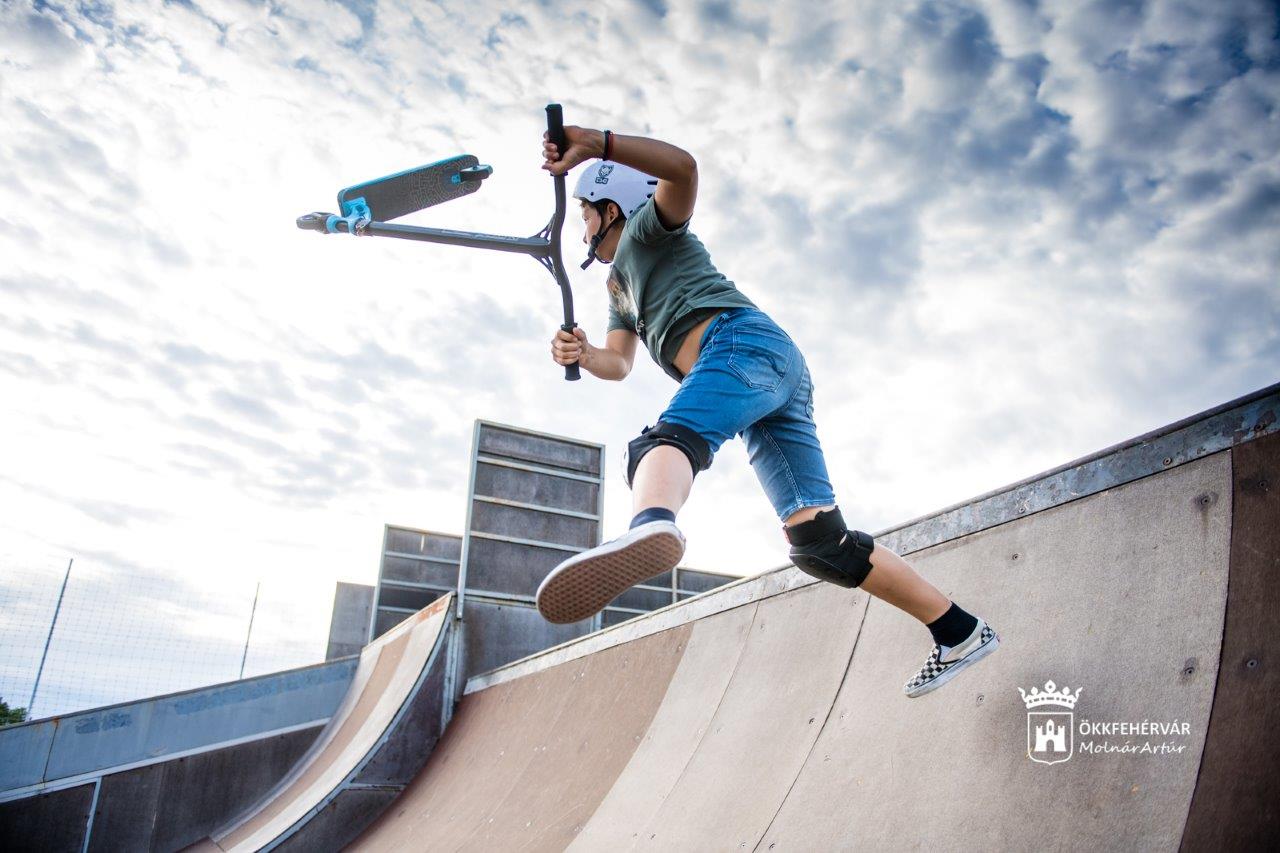 Felújították a BMX és gördeszka pályát a Bregyóban