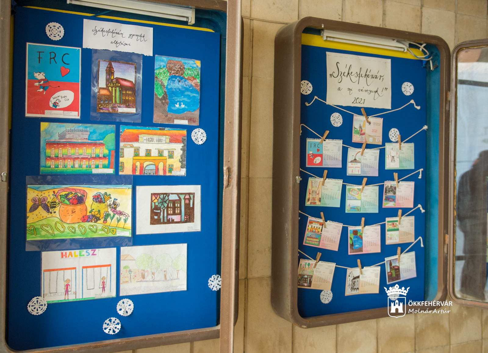Bemutatták a gyermekrajzokból összeállított 2021-es fehérvári naptárt