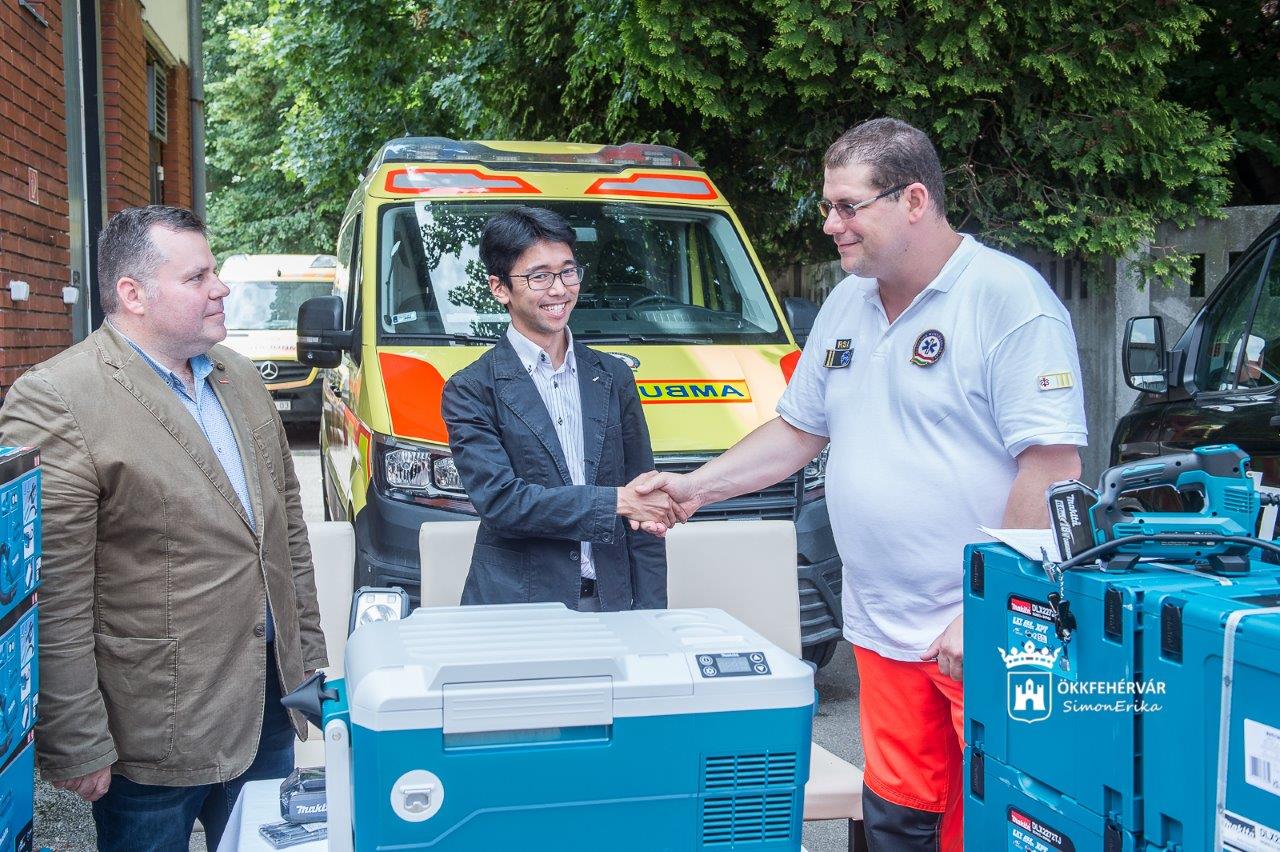 Makita adomány a mentősök számára