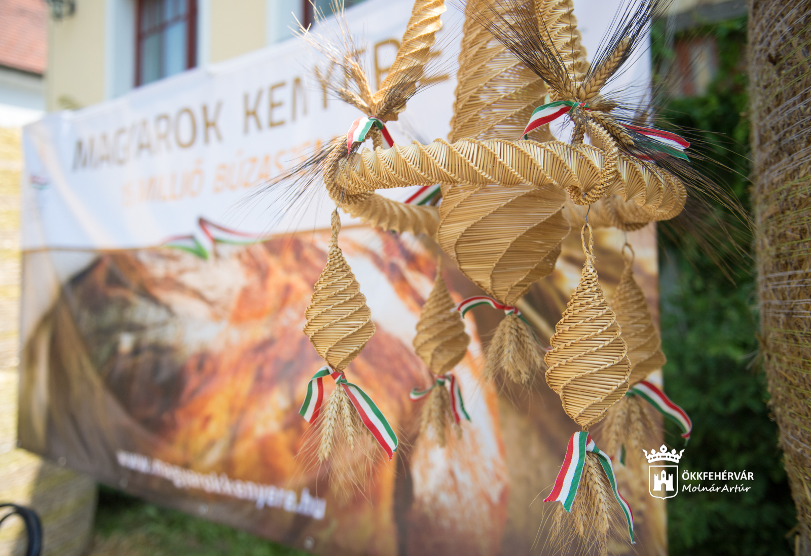 Magyarok Kenyere - Fehérváron öntötték össze a gazdák által felajánlott búzát