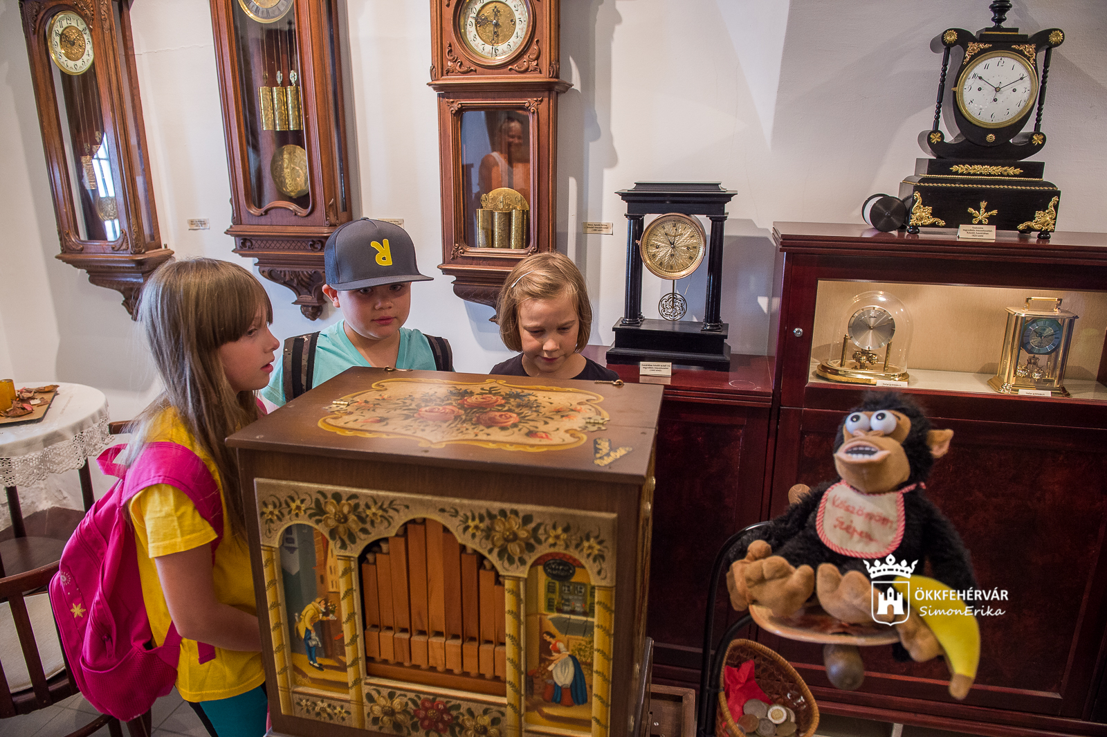 Táborlakók ismerkedtek az Óramúzeummal és az Órajátékkal