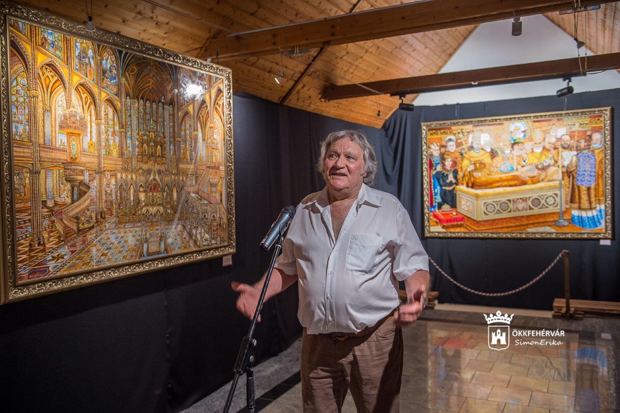 Halmay Tivadar festőművész kiállításának megnyitója a Katonai Emlékparkban