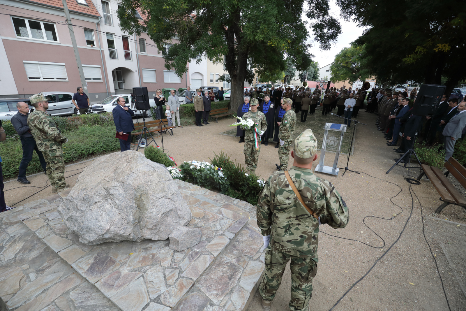 Gyergyószentmiklós határában elesett fehérvári katonákra emlékeztek