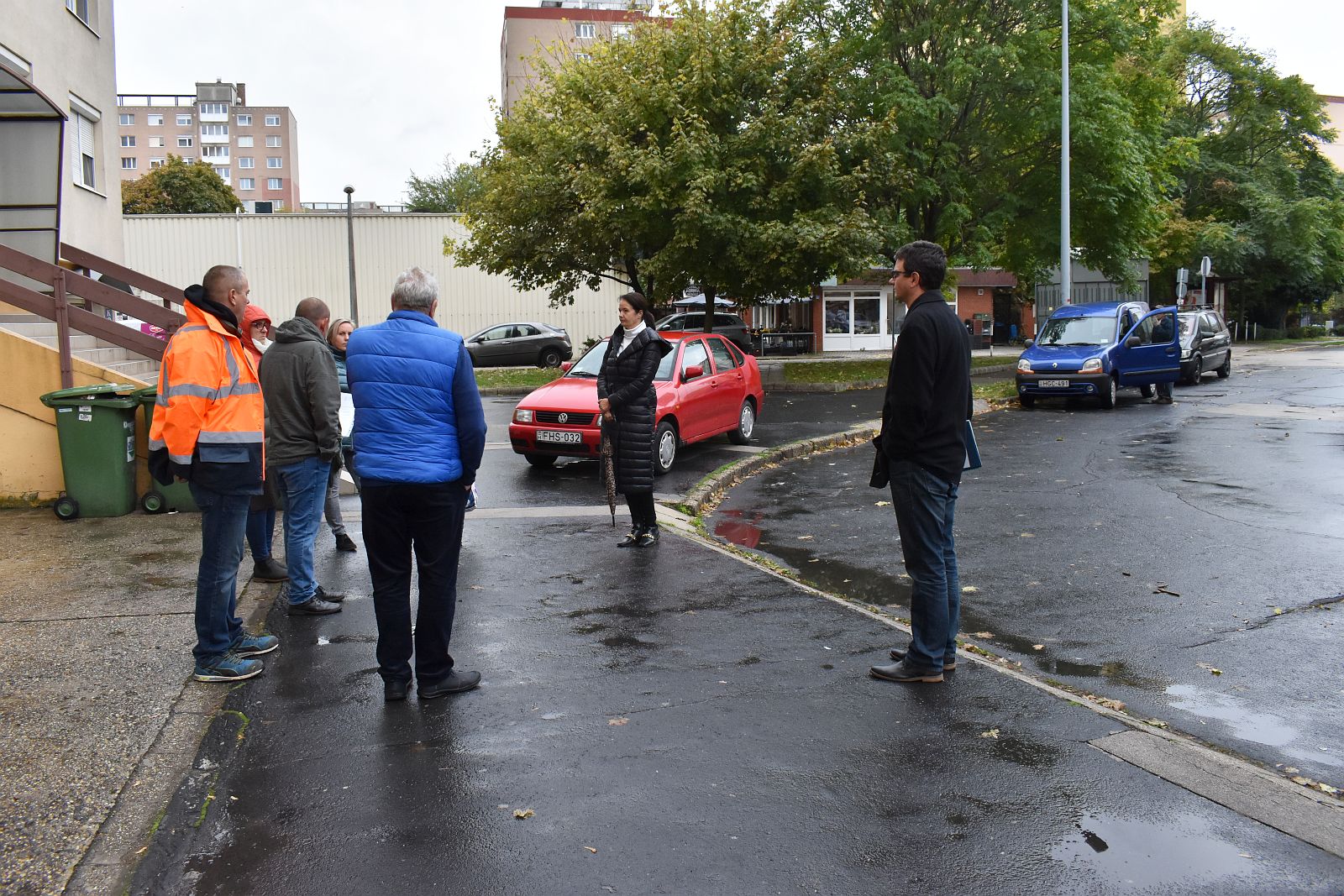 Munkaterület átadás a Semmelweis Ignác utcában