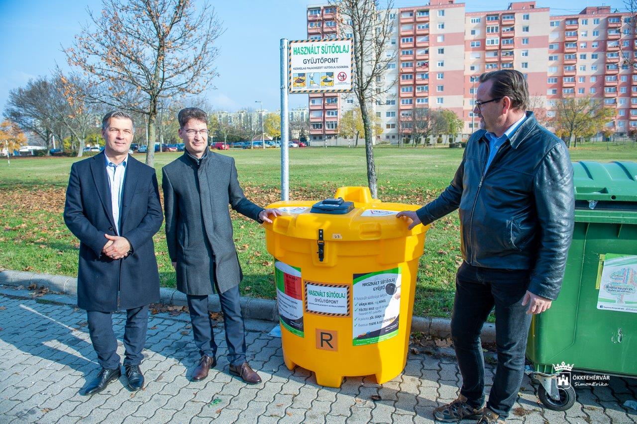 23 fehérvári helyszínen adható le a használt sütőolaj