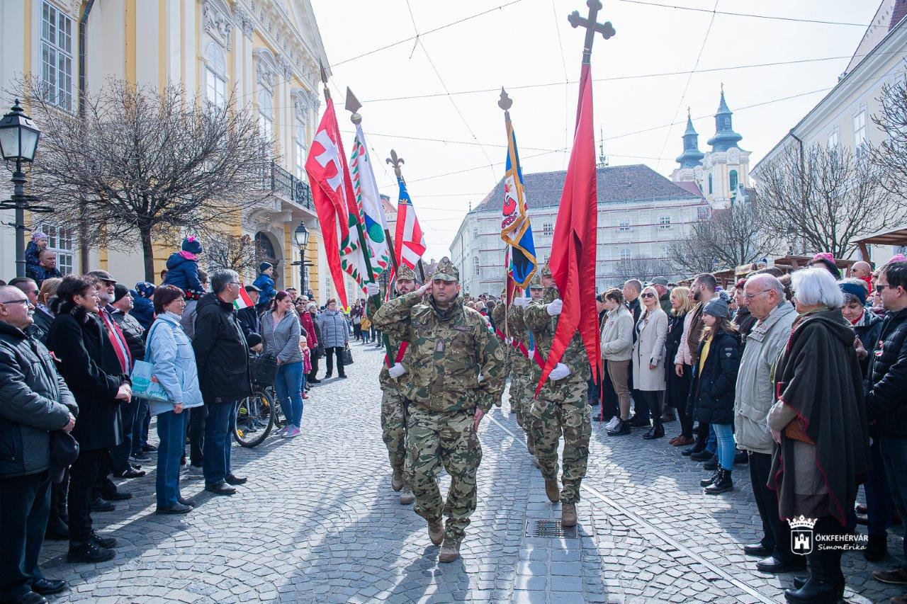 Ünnepi megemlékezés és koszorúzás Március 15-én