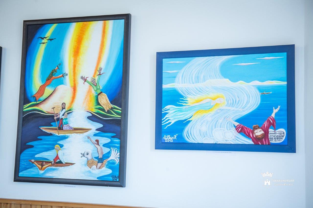 Vollein Ferenc képeiből nyílt kiállítás a Kisfaludi Közösségi Házban