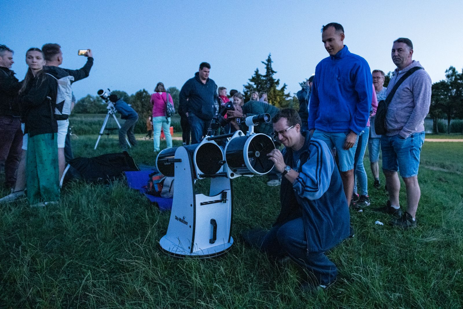 A Naprendszer bolygóinak együttállását láthattuk a Palotavárosi Tavaknál