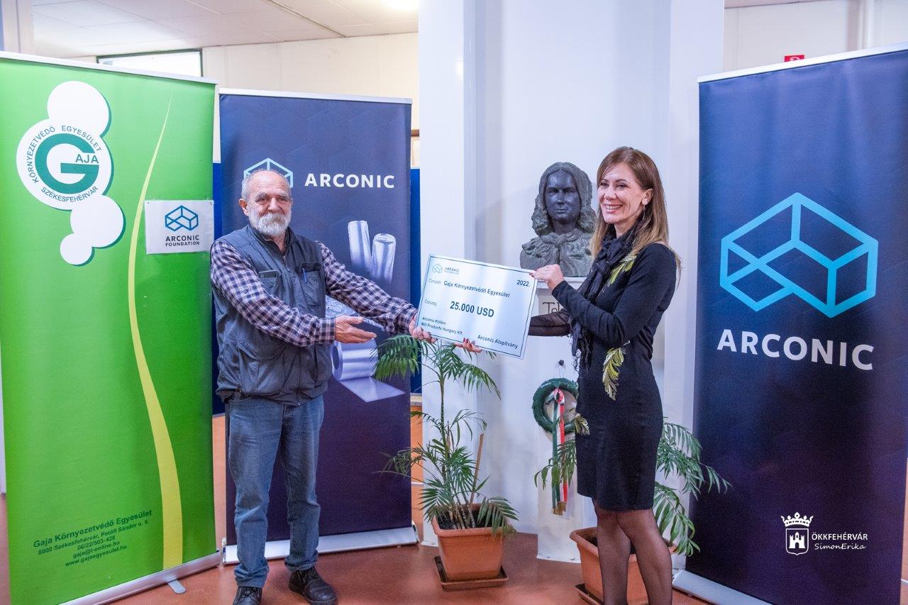 Az Arconic Alapítvány támogatja a Gaja Környezetvédő Egyesületet