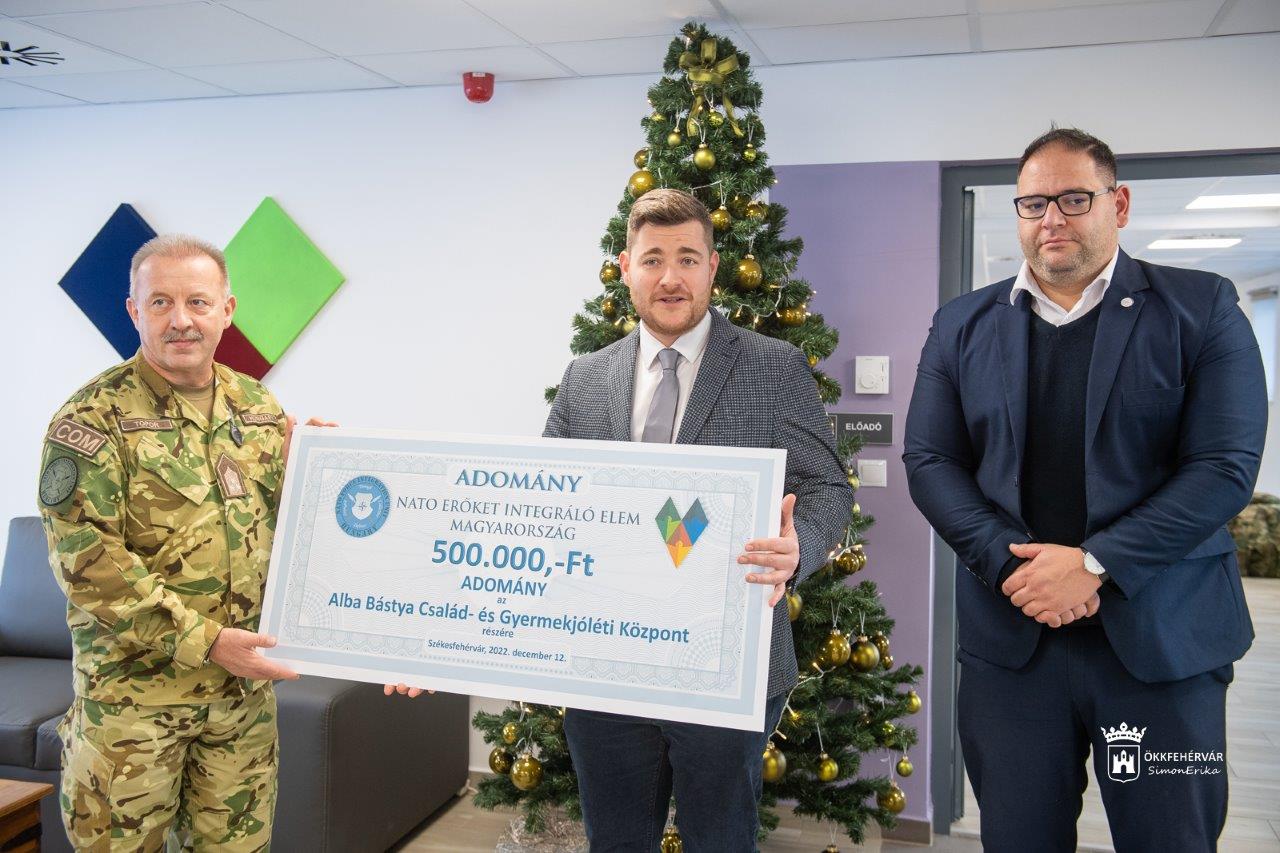 NATO adomány az Alba Bástyának