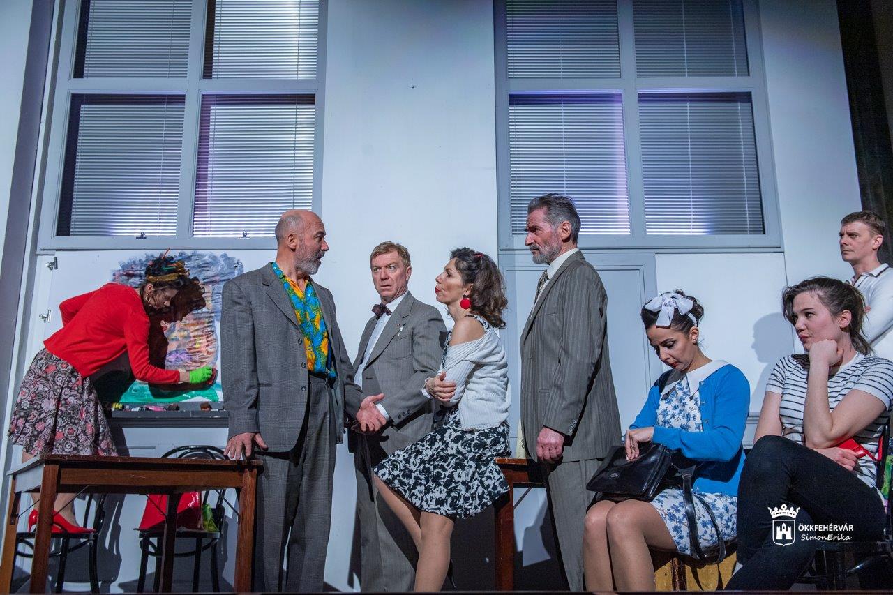 A Tizenkét dühös ember főpróbája a Városházán