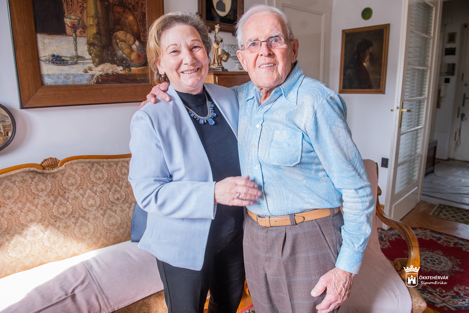 A 95 éves Zoltán Tibort köszöntötték