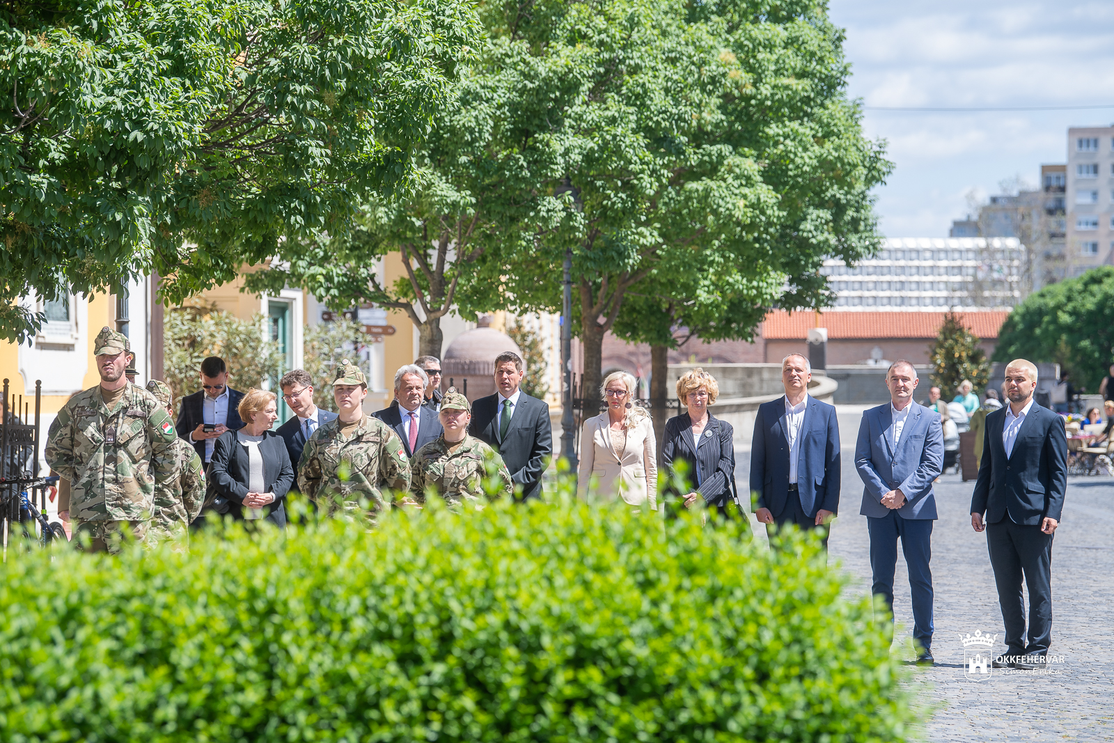 Európa-napi megemlékezések csendes koszorúzással