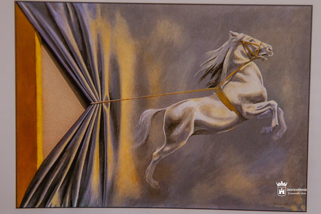 Lendvai Antal festő-grafikus munkáiból nyílt kiállítás a Gárdonyi Géza Művelődési Házban