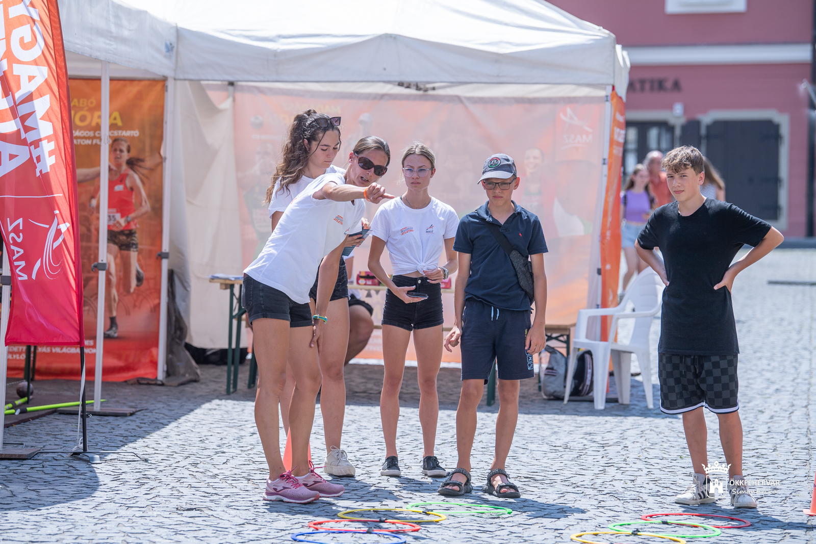 A jövő atlétái a Városház téren