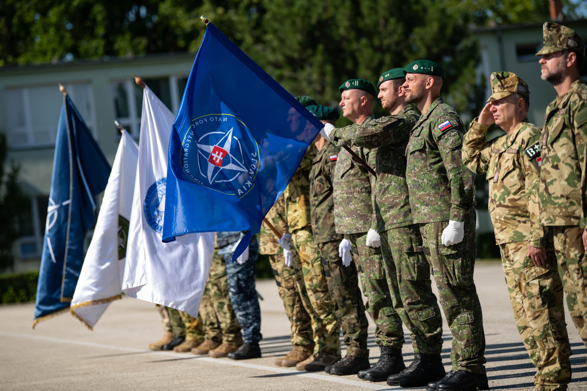 Parancsnokváltás a Közép-európai Többnemzeti Hadosztály-parancsnokságon