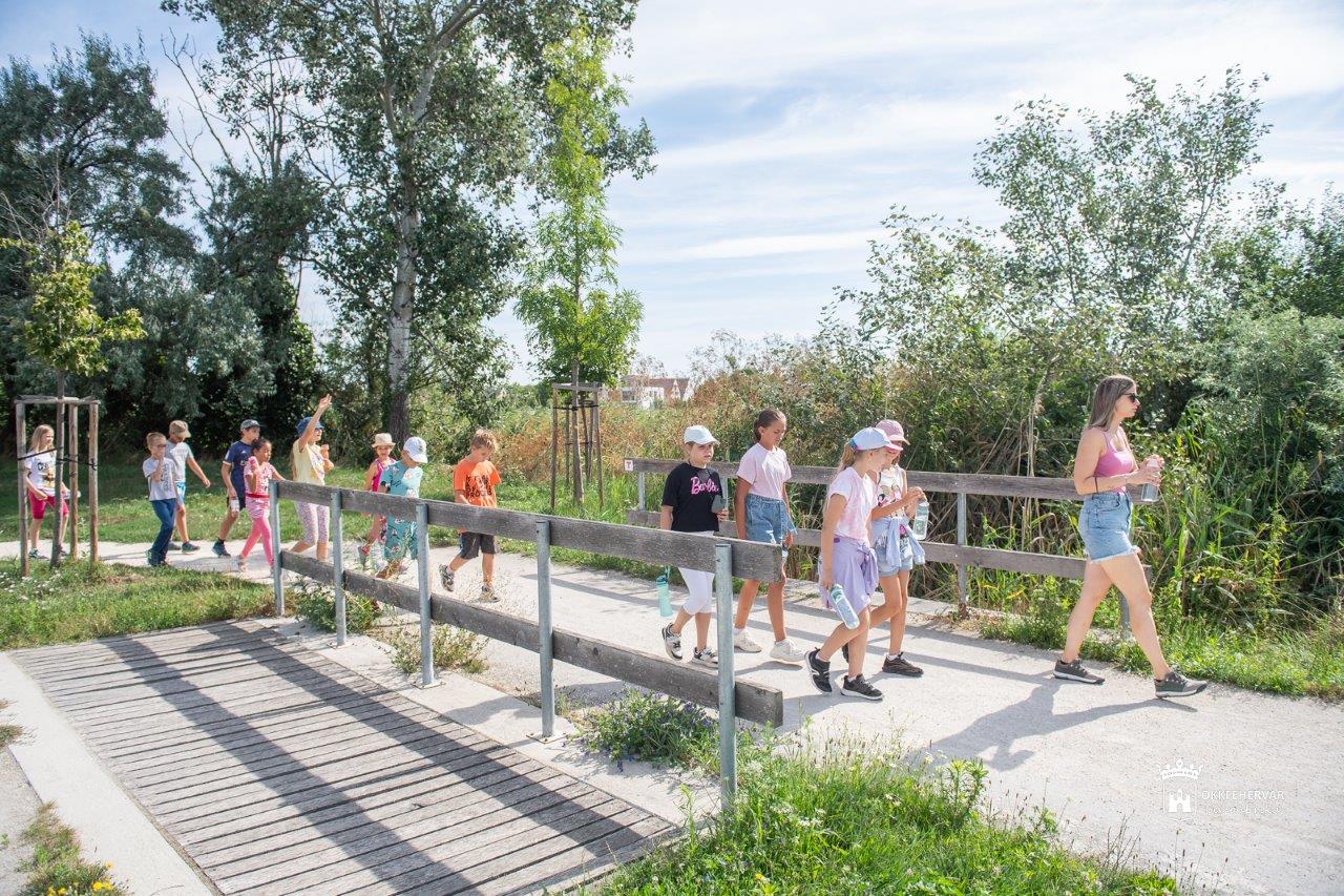 A Sóstón jártak a Napraforgó Városi Napközis Táborban résztvevő gyermekek