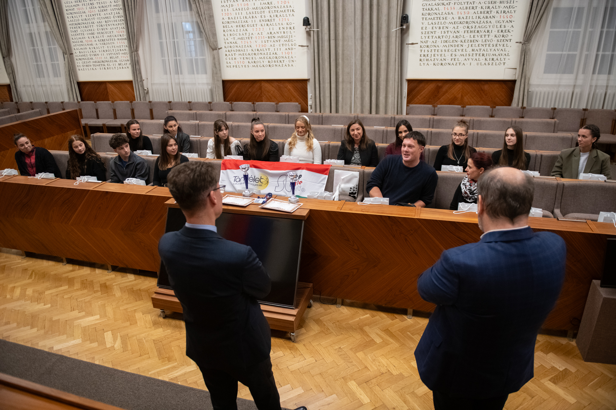 A Step and Style táncosait fogadták a Városházán