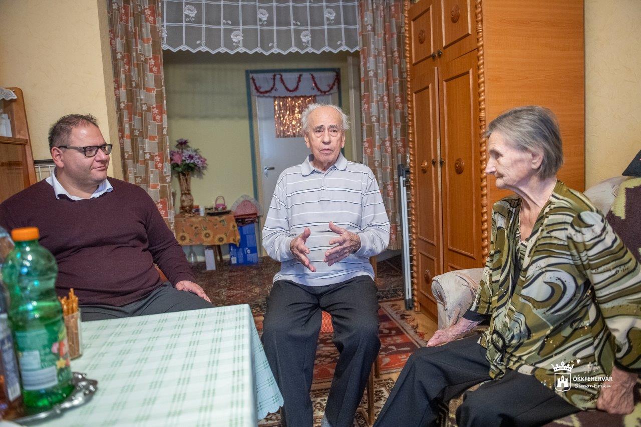 A 90 esztendős Balogh János köszöntése