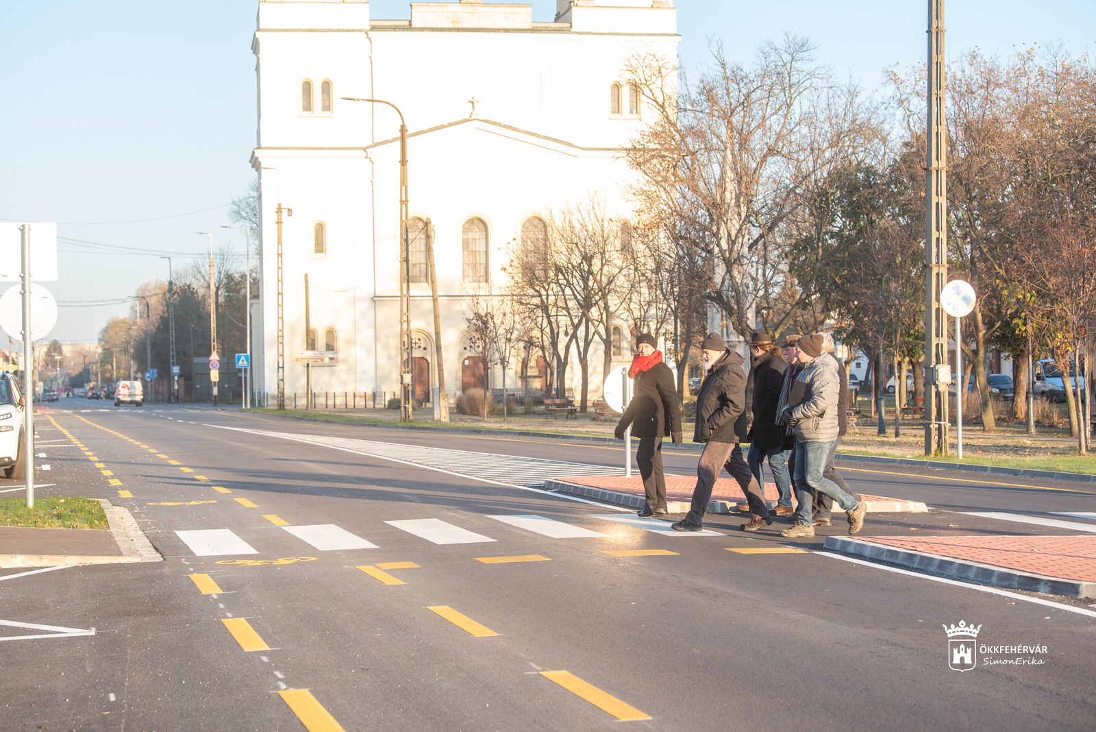 A Móri út felújításának projektzáró eseménye