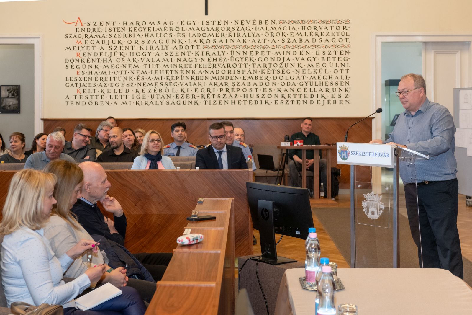 Építészek szakmai napja a Városháza Dísztermében