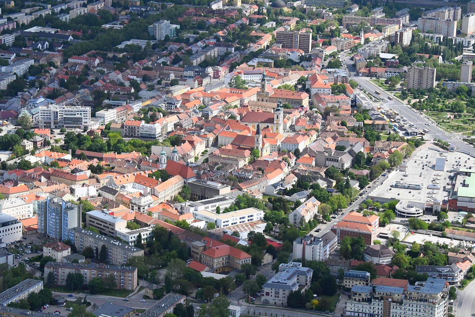 Székesfehérvár a levegőből 2024. tavaszán