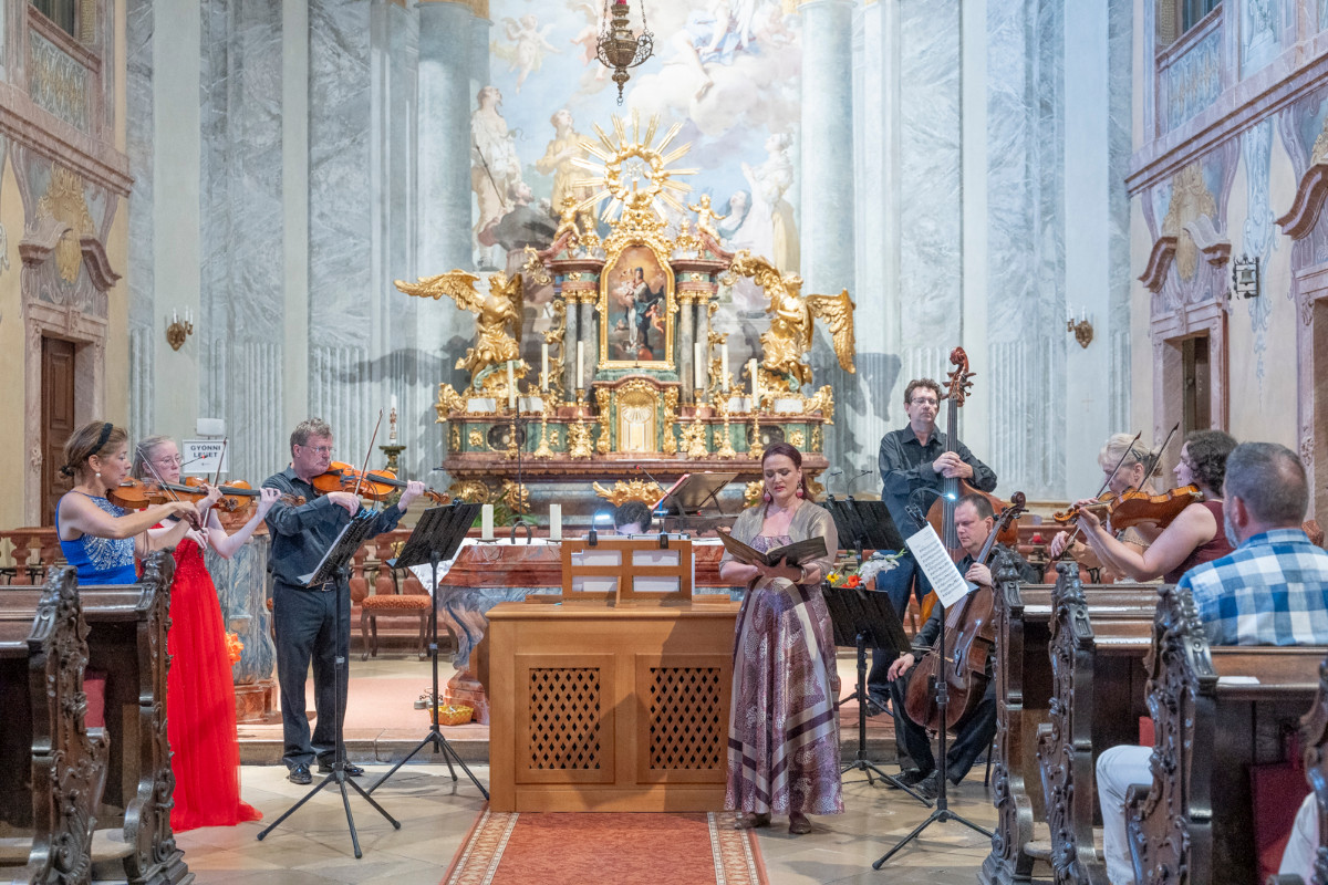A Ciszterci templomban folytatódott csütörtökön este a Harmonia Albensis
