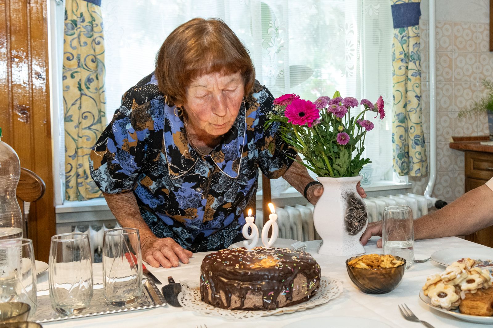 Siki Györgynét köszöntötték születésnapján