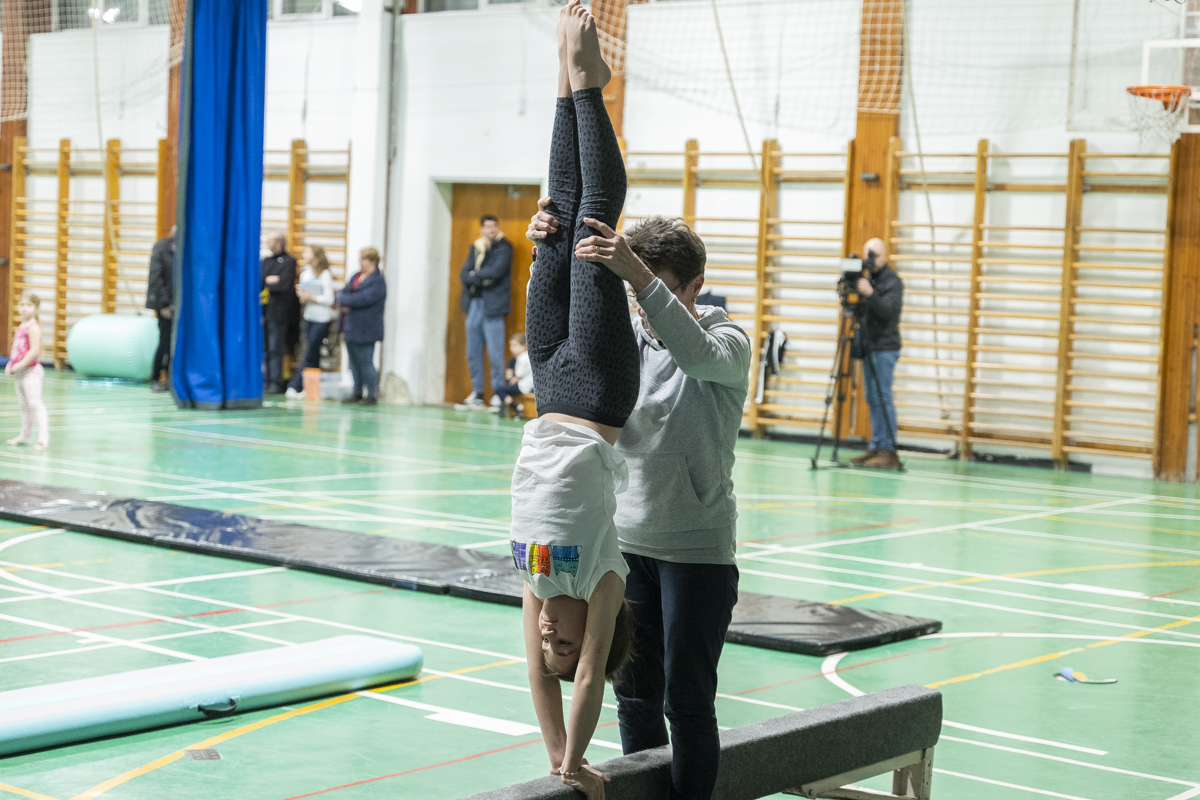 A Strassz Életmód Egyesület edzésé tornászoknak