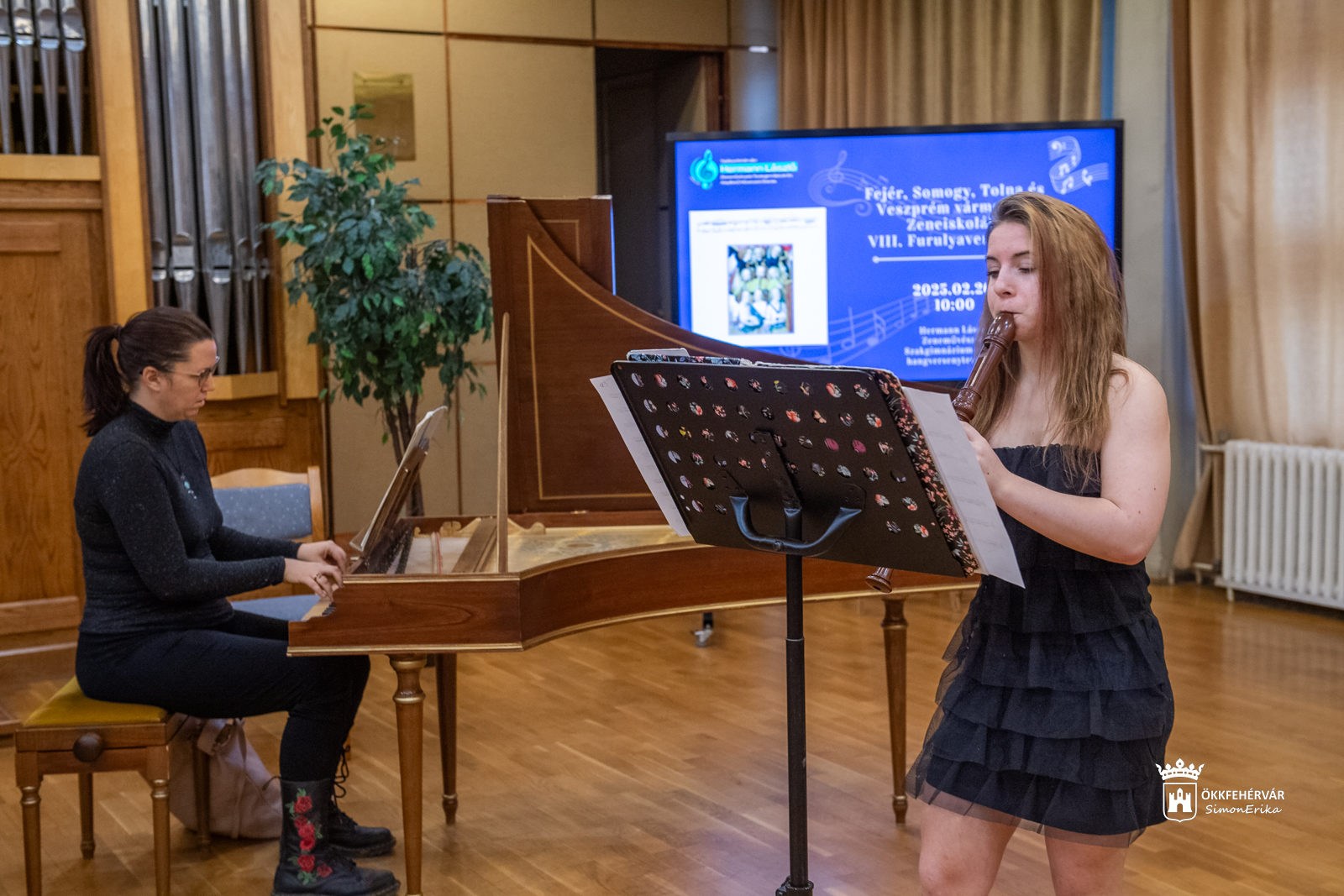 Négy vármegye zeneiskoláinak furulyaversenye