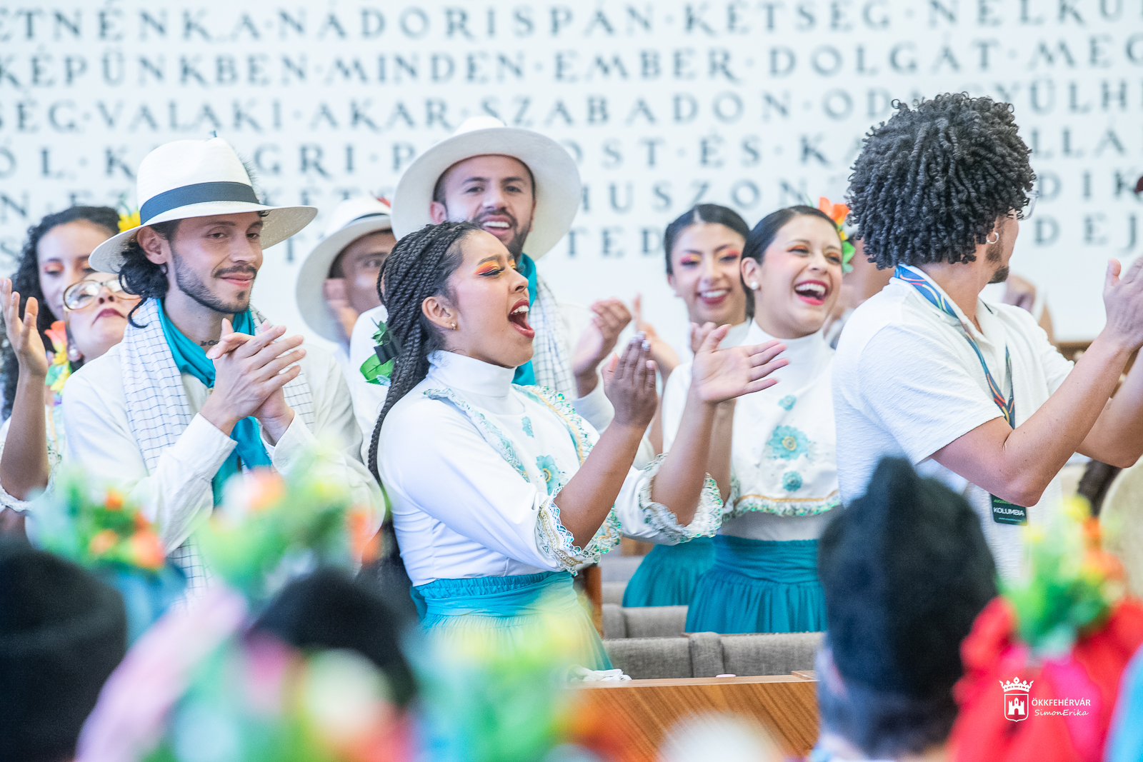 A Nemzetközi Néptáncfesztivál fellépőit fogadták a Városházán