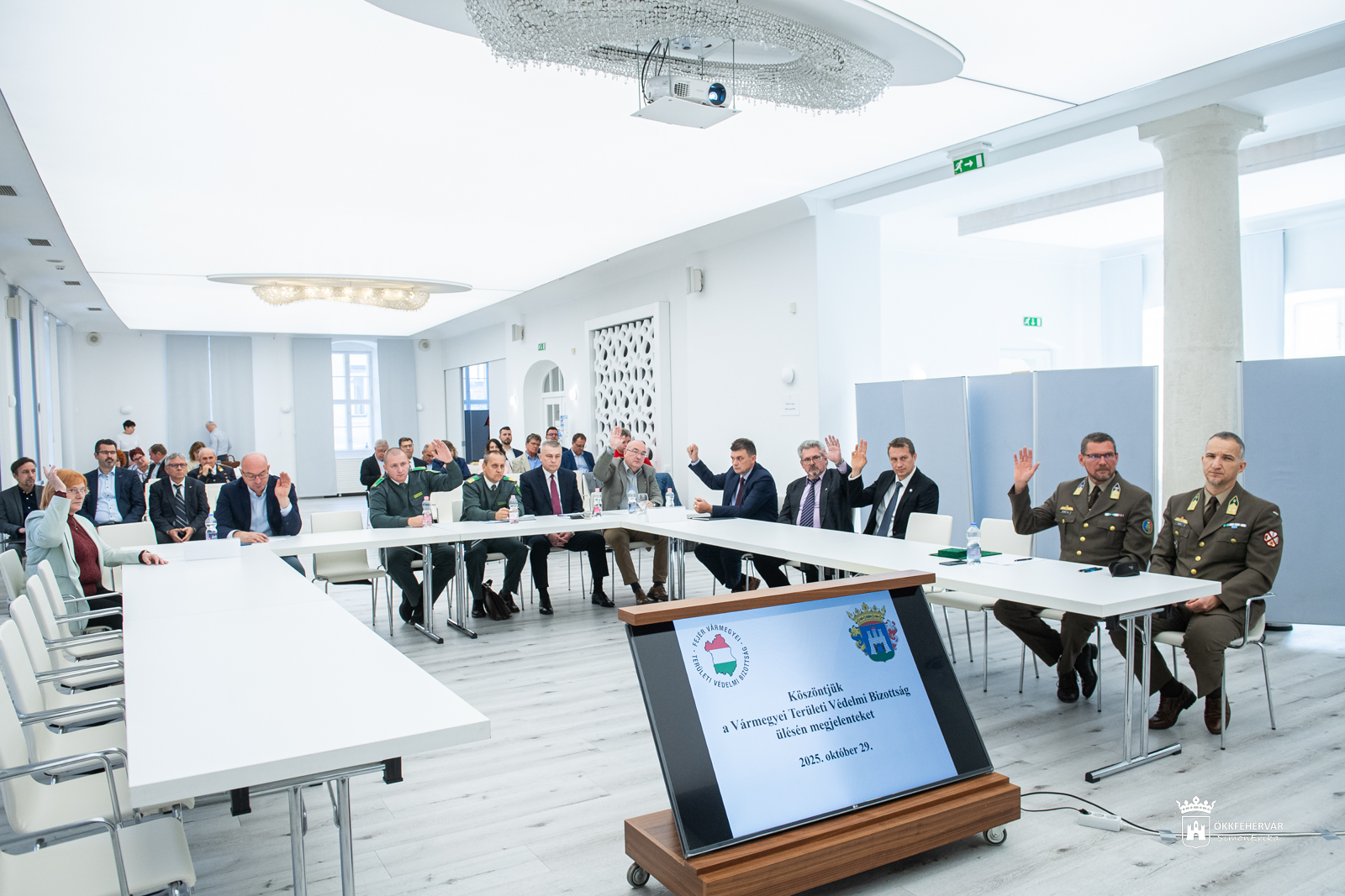 Fehérváron ülésezett a  Fejér Vármegyei Területi Védelmi Bizottság