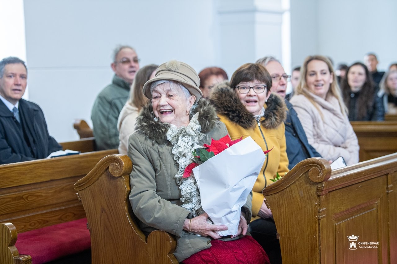 Szabó Miklós Eszter köszöntése 90. születésnapján