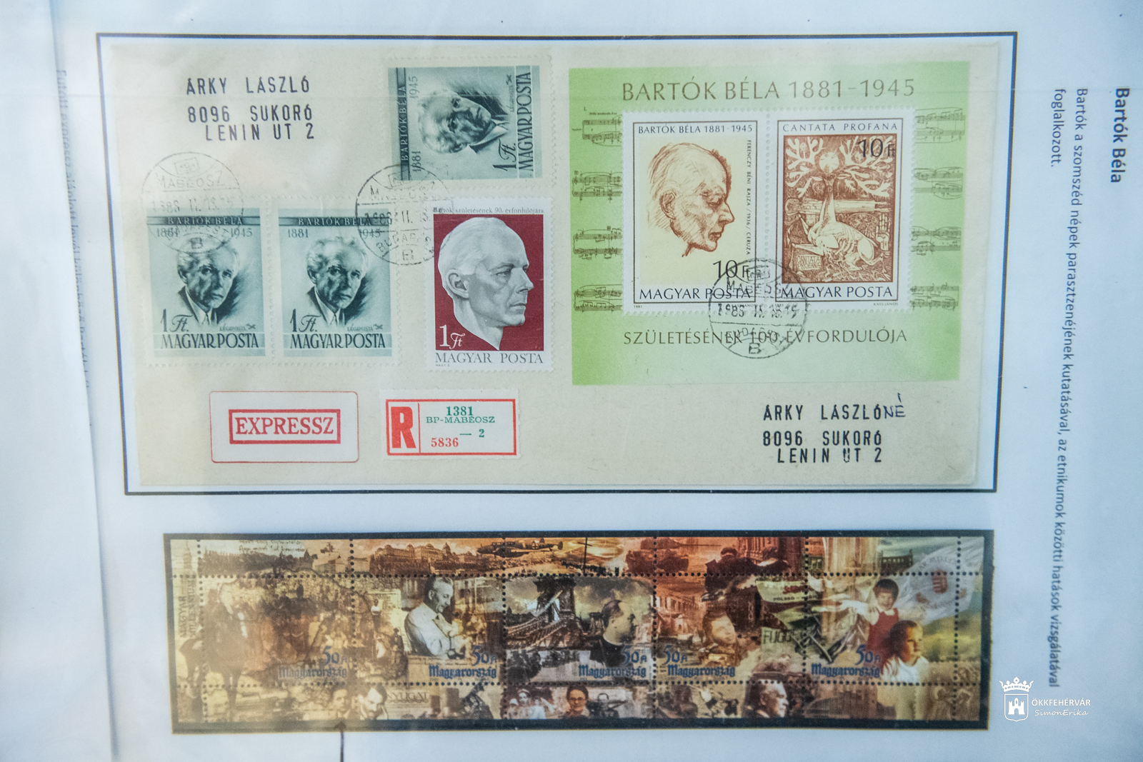 Zeneszerzők és mesék a Kodály Iskola bélyegkiállításán