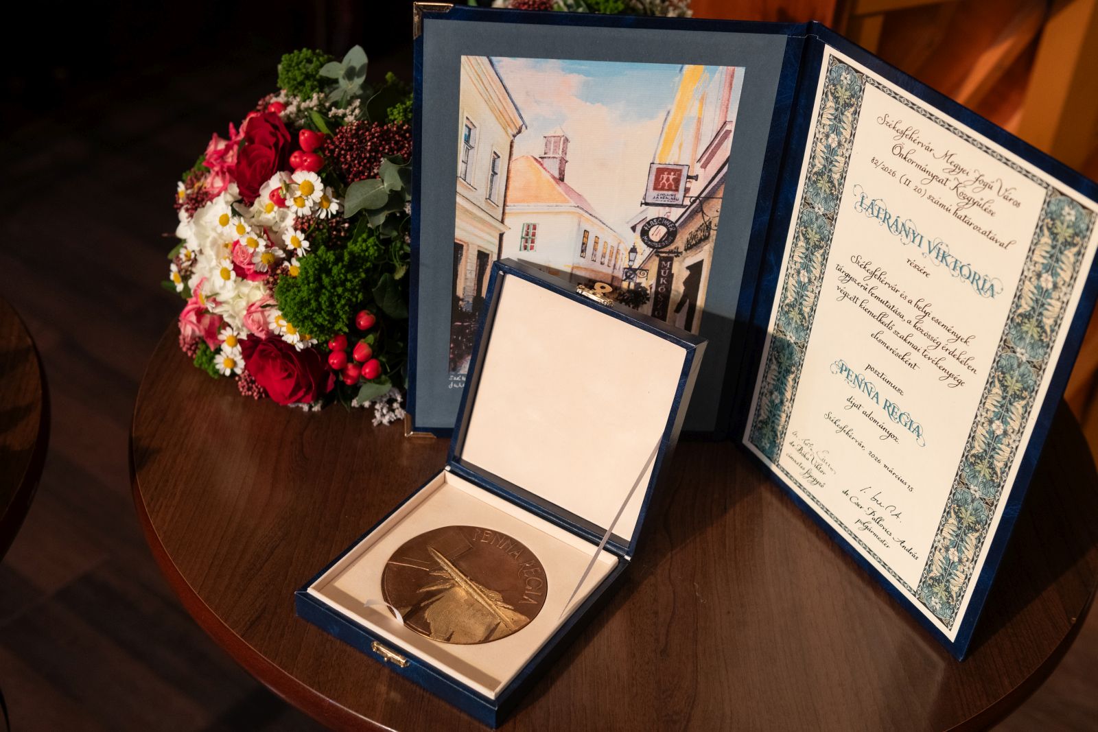 Posztumusz Penna Regia díj Látrányi Viktóriának