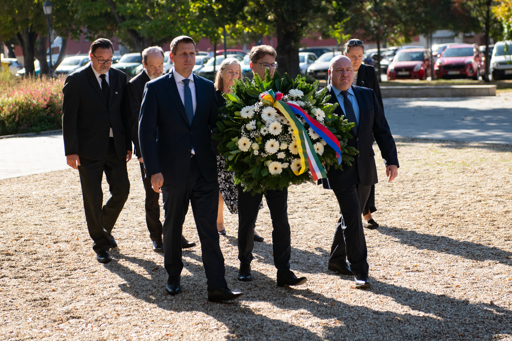 Emlékezés az aradi vértanúkra a Jávor Ottó téren