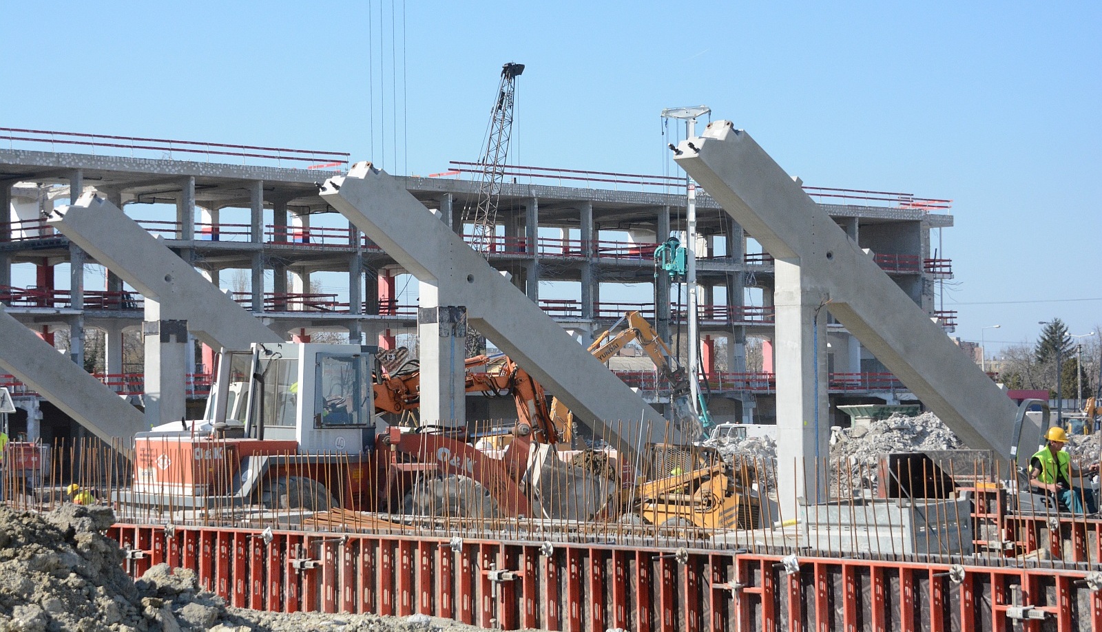 Látványos szakaszához érkezett az új Sóstói Stadion építése