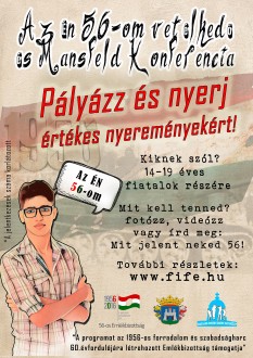 Pályázatot hirdet a Fiatalok Fehérvárért Egyesület az 56-os emlékév kapcsán