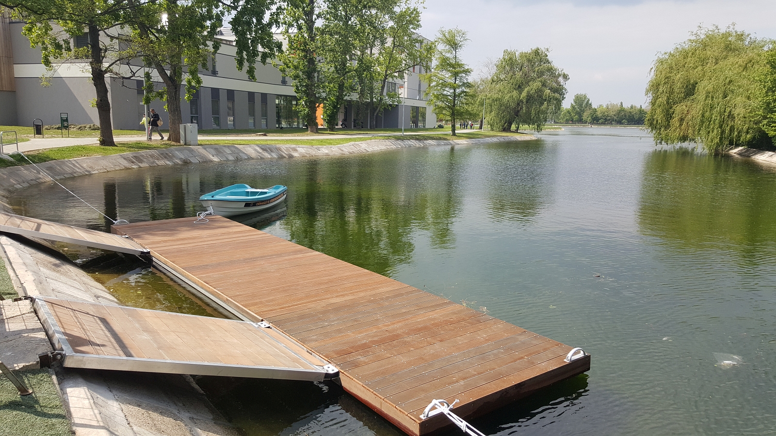Május elsejétől lehet csónakázni a megújult tavon