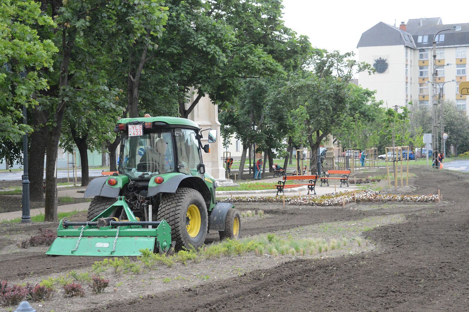 Egyre szebb a Szent Sebestyén park
