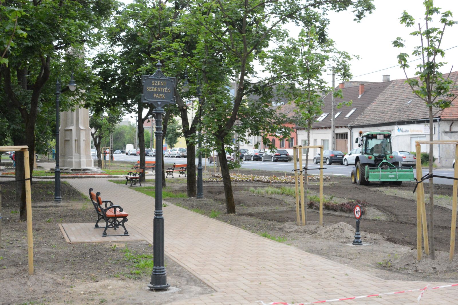 Vasárnap a szentmisét követőn avatják a Szent Sebestyén parkot