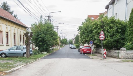 Elkészült a Móricz Zsigmond utca felújításának első üteme