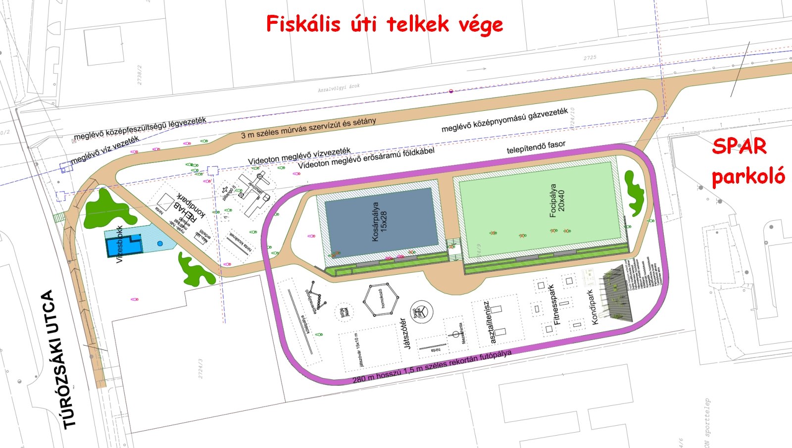 November végéig kell elkészülnie a Túrózsáki úti szabadidőparknak és sétánynak