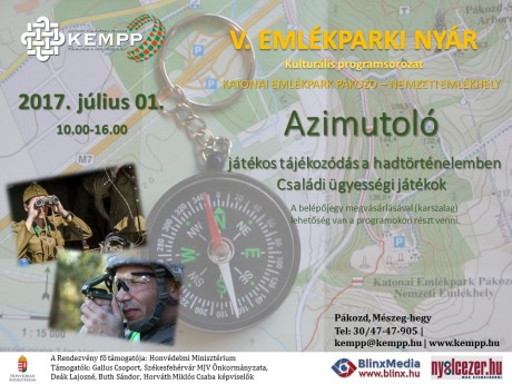 Azimutoló lesz a Pákozdi Katonai Emlékparkban július 1-jén