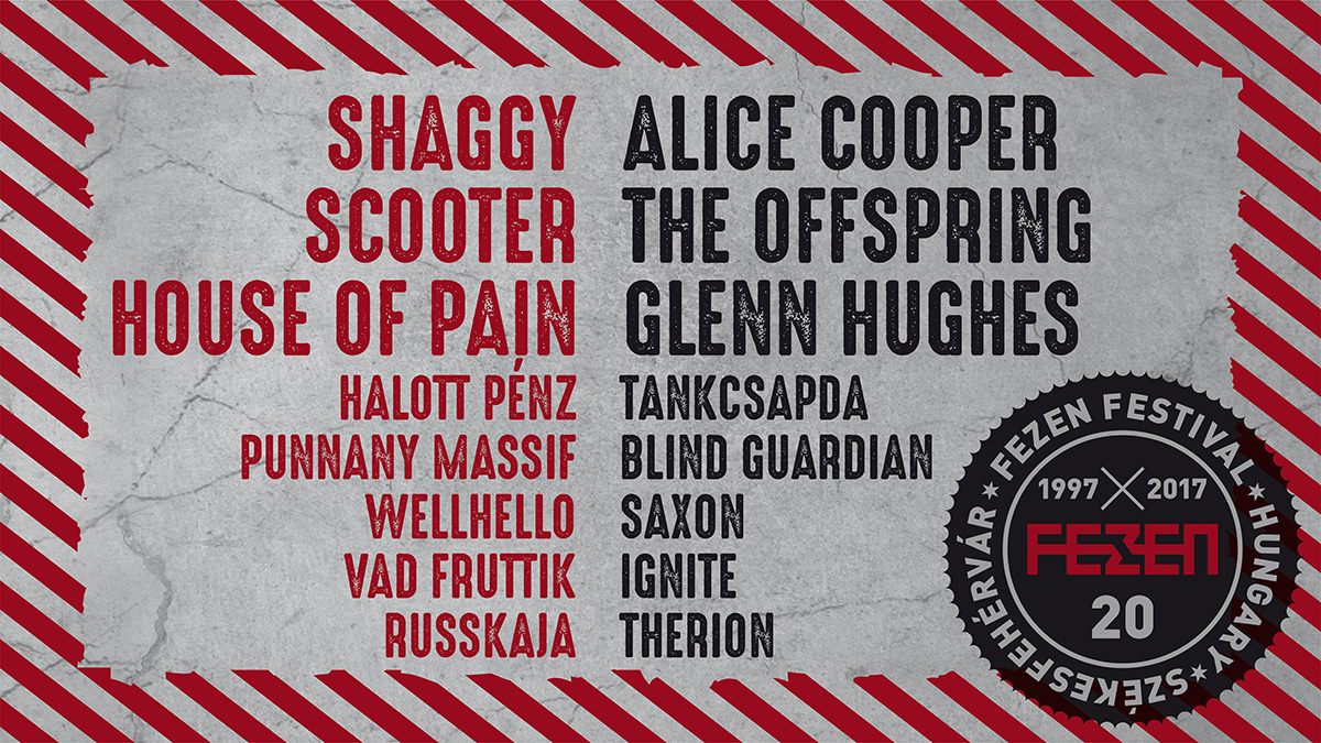 28 nap és FEZEN - Alice Cooper, Shaggy, Scooter és a The Offspring is Fehérváron